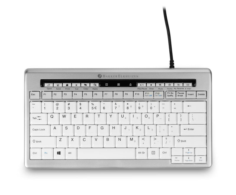 Bakkerelkhuizen S-board 840 Keyboard USB QWERTY English Grey