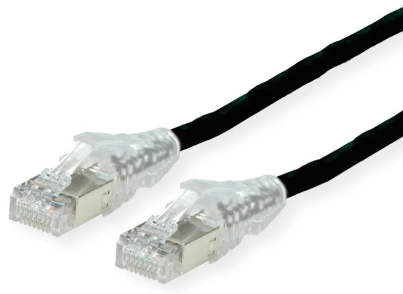 Dtwyler Network Cable CAT.6A (class Ea) S FTP, Cu 7702 Flex Lsoh, Amp V2, Black 2M