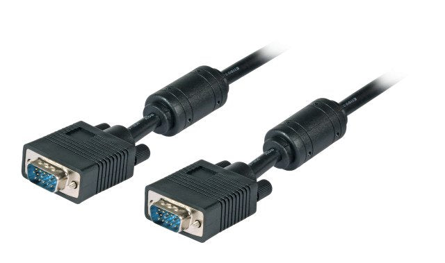 Efb Svga Hdtv Cable Connection 2X Hd-dsub 15, St.-st., 10,0M, Black
