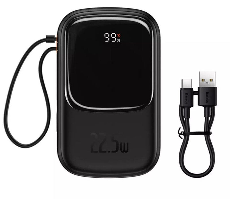 Baseus PPQD060301 Battery External Polímero Litio 20000MAH Black