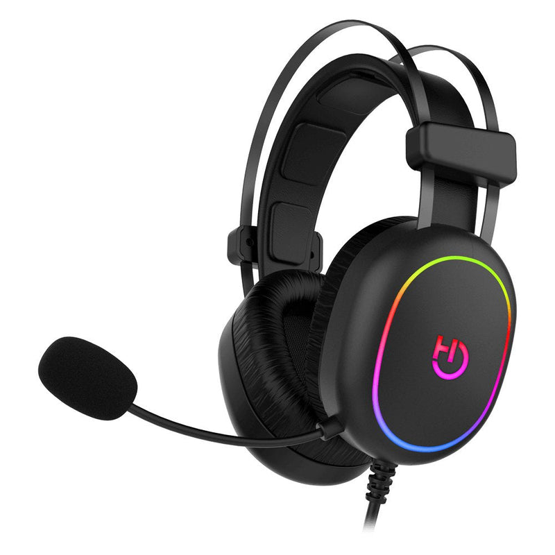 Hiditec Auriculares Gaming Con Micrófono Erys ARGB Jack 3.5 Negro