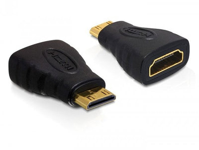 Delock Adapter High Speed Mini HDMI C Male HDMI a Female — image 1