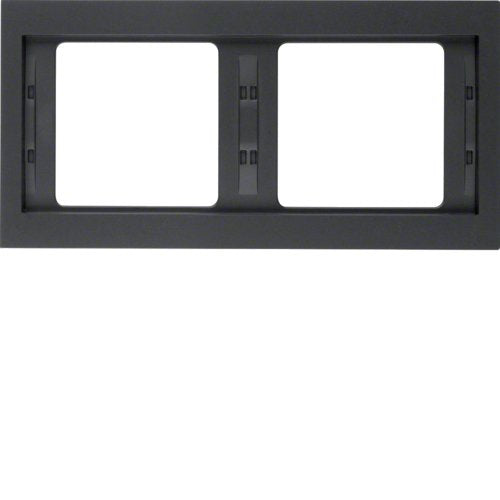 Berker 13637006 Frame K.1 Antracita Matte Lackiert 2-VÍAS