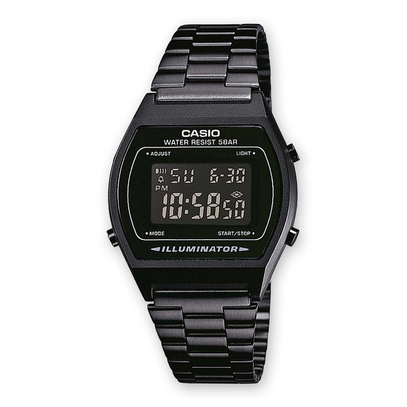 Casio Watch Digital Vintage Edgy B640WB-1BEF 39MM Black