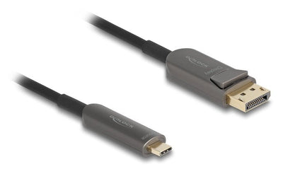 Delock Cable Aktives Optisches USB Type-c a DisplayPort 8K 60 HZ 40Gbps 10M — image 1
