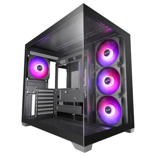 Mars Gaming PC Case ATX MCV5 Glass Tempered Panoramico ARGB GPU 416MM Black — image 1