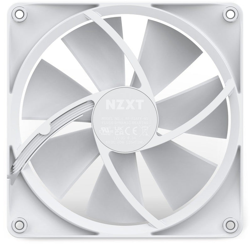 Nzxt Fan F140 RGB Single 140X140X26, RF-R14SF-W1