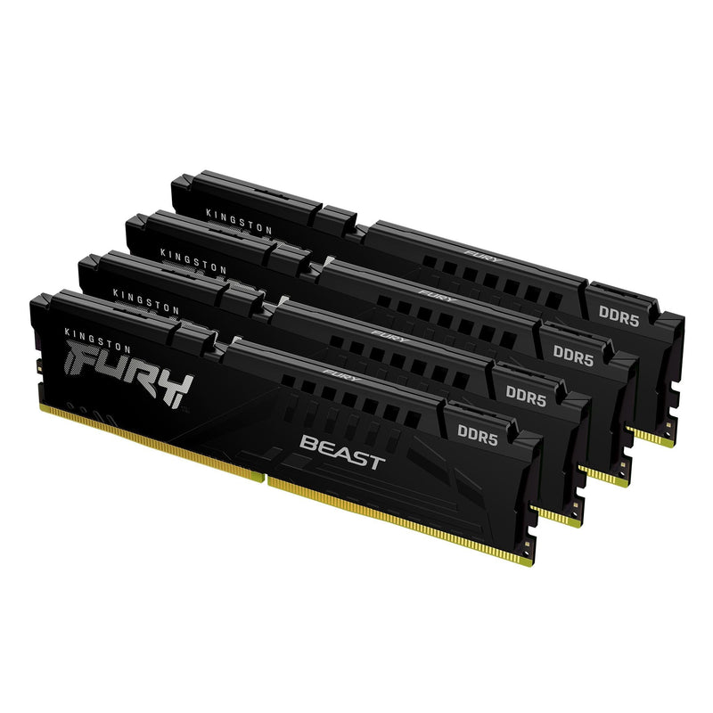 Kingston Memory Fury Beast 4X16GB 64GB 6000MT S DDR5 CL40 Black Xmp KF560C40BBK4-64