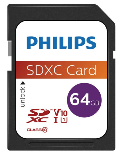 Philips FM64SD55B Memory Flash 64GB Sdxc Clase 10 Uhs-i — image 1