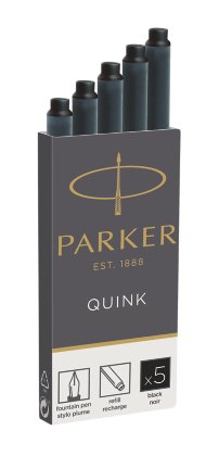Parker Ink Cartridge Quink Black 5 Pieces — image 1