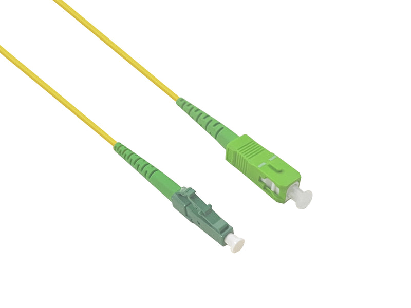 Helos Lwl Network Cable OS2 Simplex 2,0MM Sc/Apc-lc-apc 9/125?M Yellow 3M Lszh