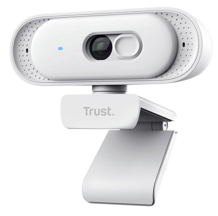 Trust Webcam Tomar 2K QHD 2560X1440 30FPS Fov 76 Grados Reduccion Ruido Privacy White