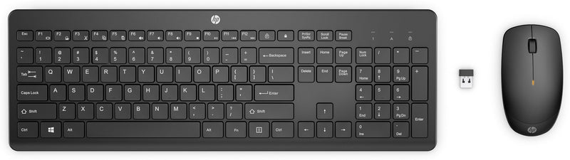 HP Mouse And Keyboard Inalámbricos 235 (combinados), Set Of Desk Black - Idioma Qwertz German