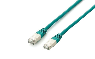 Equip Network Cable CAT.6A S/FTP 2x RJ45 15.00M Green Lszh Polybeutel — image 1