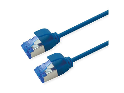 Roline Network Cable CAT.6A (class Ea) S FTP (pimf), Lsoh, PoE, Blue 1M — image 1