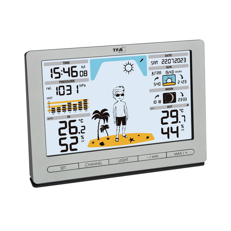 Tfa 35.1097.54 Estación Meteorológica Silver Meteo Jack