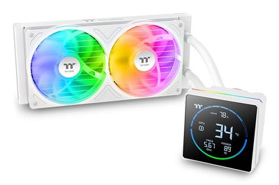 Thermaltake Refrigeración Líquida CPU K TH240-S V3 ARGB Sync Aio Snow Edition — image 1