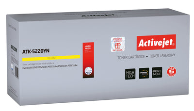 Activejet Toner ATK-5220YN (reemplazo Kyocera TK-5220Y - Supreme - 1200 Páginas - Yellow — image 1