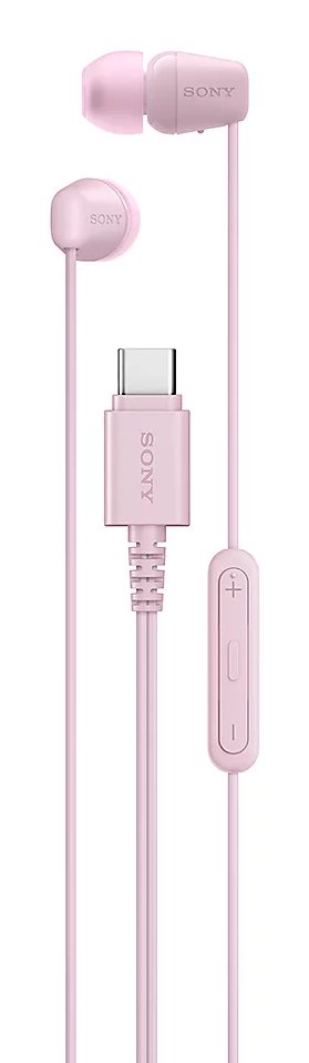 Sony Headphones IER-EX15C In Ear With USB Cable -c Pink — image 1