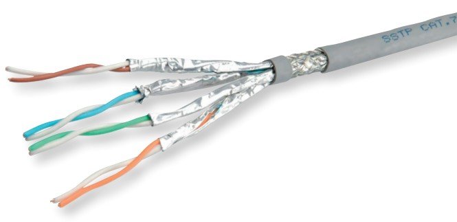 Roline S FTP Cable CAT.6A (class Ea), Lsoh, Hilo Rígido, 100M