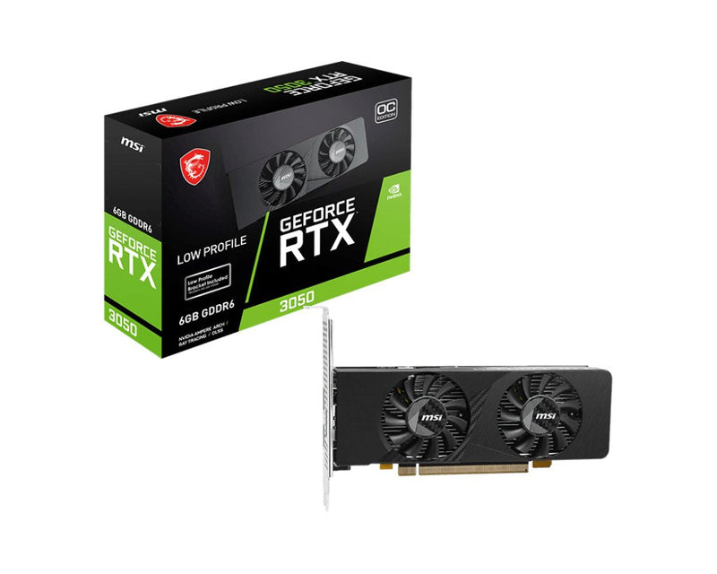 MSI Graphics Card Rtx 3050 Lp And 6GB Oc 912-V812-213