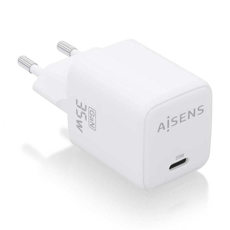 Aisens Charger GaN 35W - 1x USB-C PD 3.0 QC4.0 - White