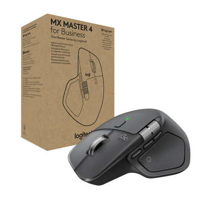 Logitech Mouse Mx Master 4 For Business RF Wireless Bluetooth 8000 DPI Graphite 8 Buttons — image 1