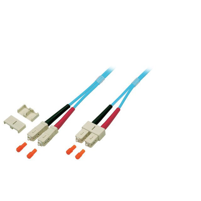 Efb Duplex Network Cable Sc-sc OM3 3M Lszh 3MM Aqua