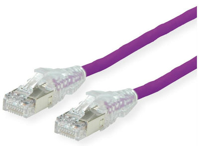 Dtwyler Network Cable CAT.6A (class Ea) S FTP, Cu 7702 Flex Lsoh, Amp V2, Violett, 15M — image 1