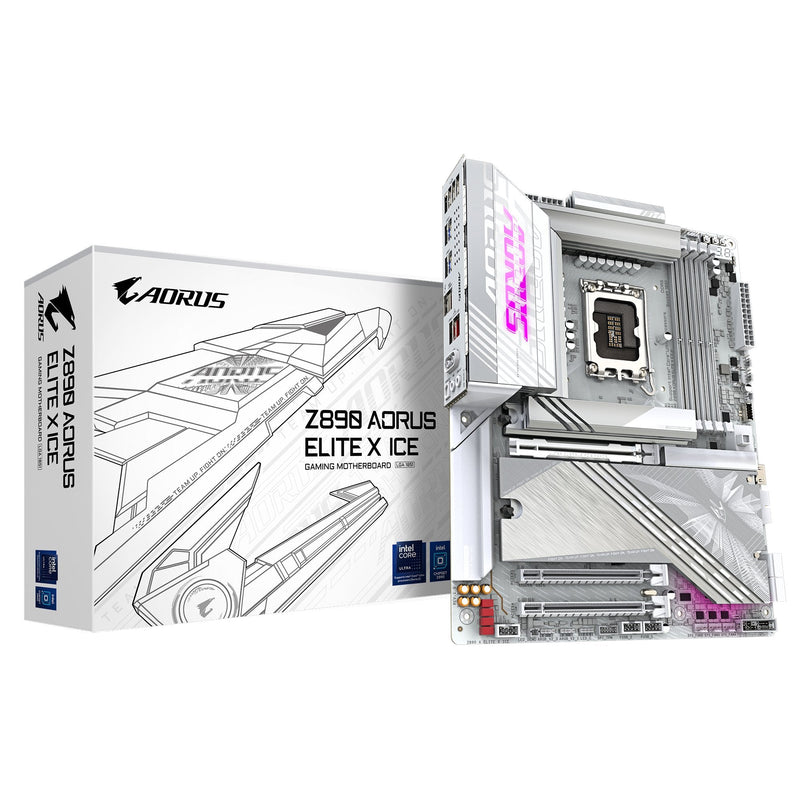 Gigabyte Motherboard Z890 a Elite X Ice ATX 1851