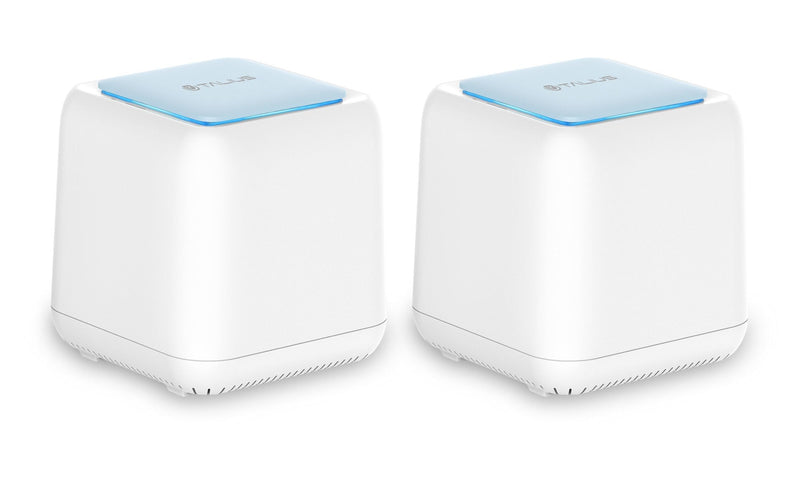 Talius Sistema Wi-Fi Mesh Pack 2 Dispositivos AC 1200 Gigalan Dual Band - Sensor Touchscreen - 1x Lan, 1x WAN