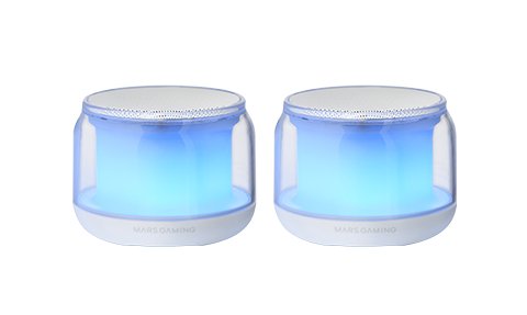 Mars Gaming Speakers With Bluetooth Ms-aura 15W 2.0 White — image 1