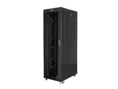 Lanberg Cabinet Independiente 19 Pulgadas Gabinete 42U 800X1200 Door Glass LCD Paquete Flat Black — image 1