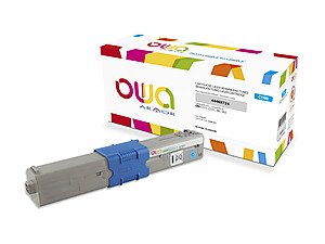 Toner Owa Compatible With Oki 44469724 Cyan (5.000 S.) With Chip — image 1