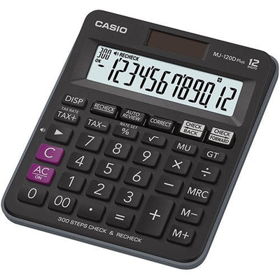Casio MJ-120D Plus Calculator Desk Calculator Básica Black — image 1