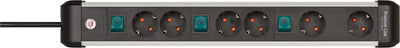 Brennenstuhl Power Strip 1391030601 Base Múltiple 3M 6 Salidas AC Indoor Black Silver — image 1