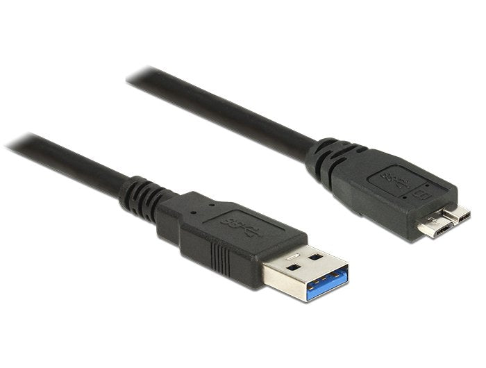 Delock USB Cable 3.0A Male USB 3.0 Micro-b Male 1,5M