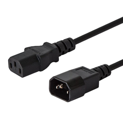 Savio Cable CL-99 IEC 320 C14 M - C13 F 1,20M Black — image 1