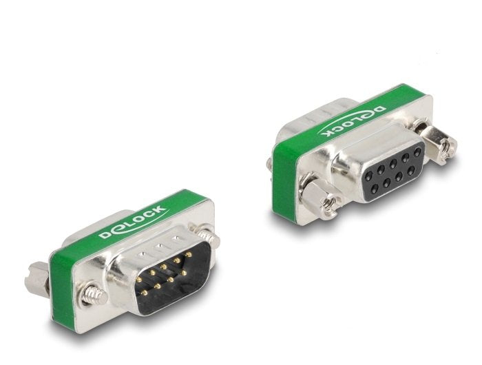 Delock 66476 Filter Supresión Interferencias RF/Emi D-sub 9 Pines Male a Female With Filter Paso Low Capacitiv