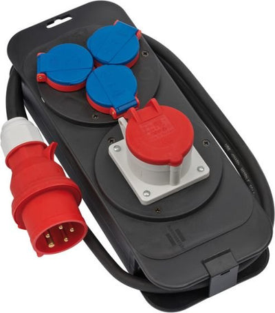 Brennenstuhl 1151600010 Unit Distribución Energía (pdu) Black Blue Red 4 Salidas AC — image 1