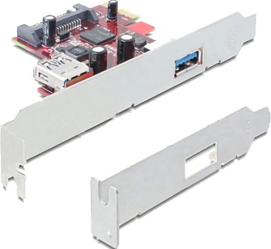 Pci Express X1 Karte Zu 1 X Extern + 1 X Intern Superspeed USB 5Gbps — image 1