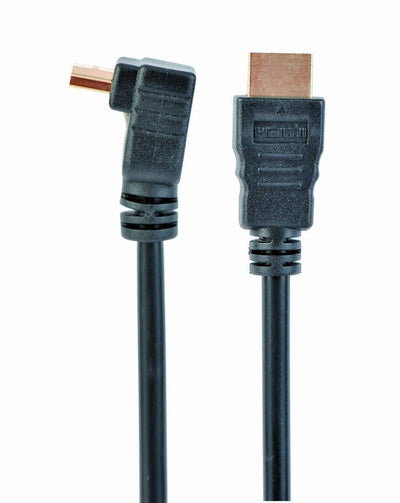 Gembird HDMI Cable V1.4 Acodado 90M/M 3M Black — image 1