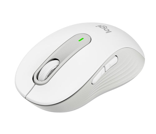 Logitech Signature M650 For Business Wireless Mouse 2.4GHZ Bluetooth Receptor USB Logitech Logi Bolt White Hue — image 1