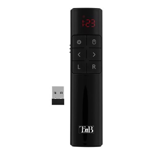 Tnb Láser Presentación And Mouse Giroscópico With Accesos Directos Presentación - Black