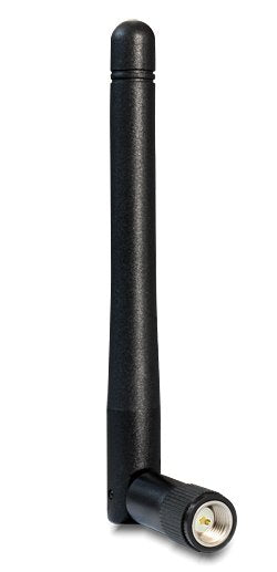 Delock Antenna WLAN 802.11 AC/a/B/G/N Male Sma 2 dBi Omnidirectional With Unión Inclinación Black