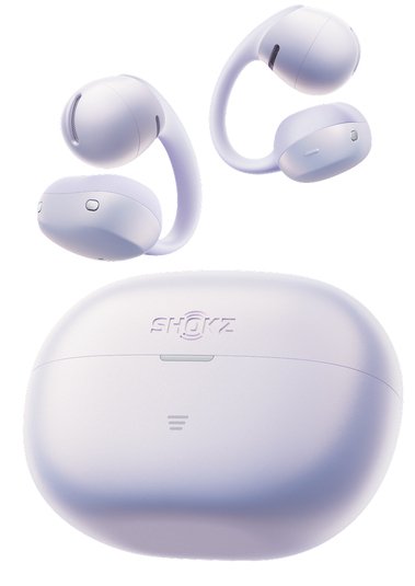 Shokz Headphones Opendots Air Púrpura Inalámbricos Open-ear With Clip