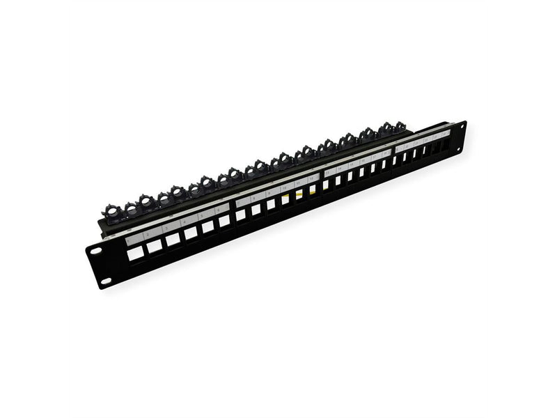 Roline 19-KEYSTONE-MODULTRGER 24PORTS Apantallado Blank Clipbef. (26.11.0390)