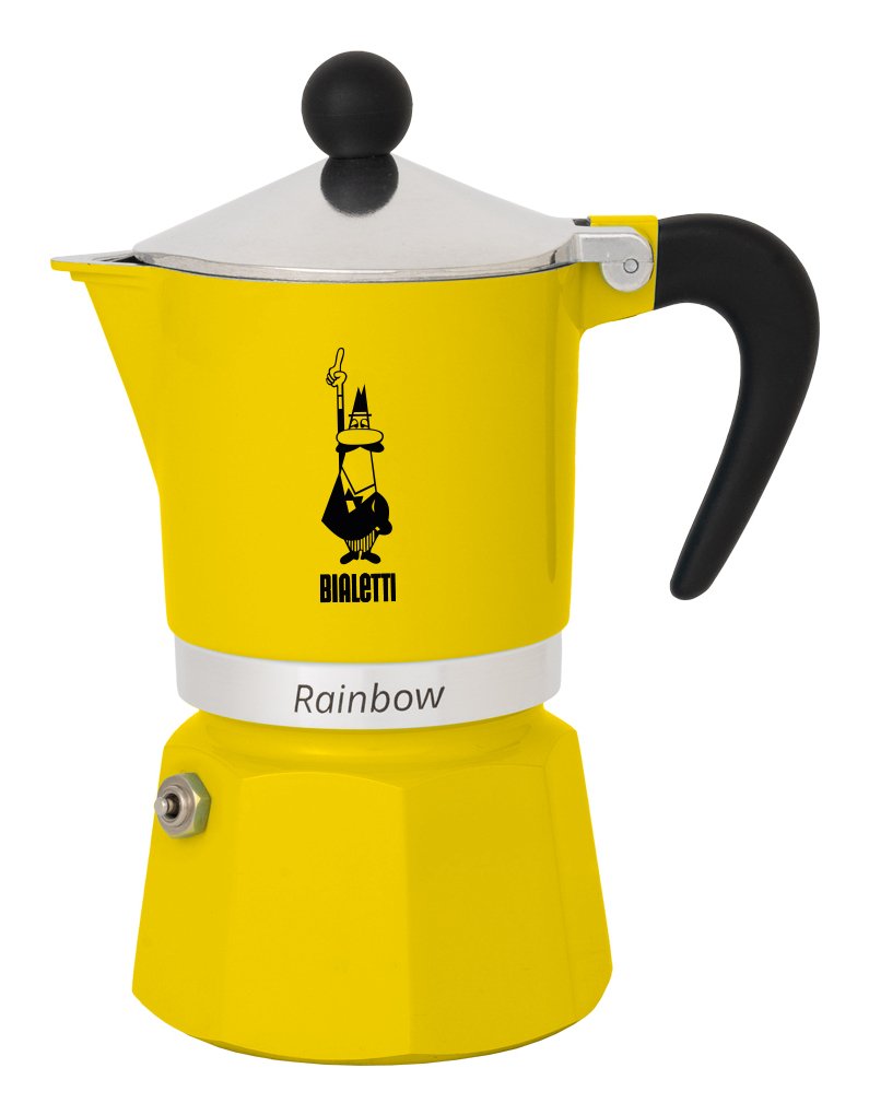 Bialetti Coffee Machine Rainbow 6TZ Yellow