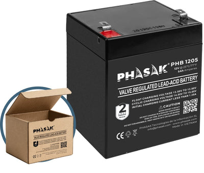 Phasak Battery Phb 1205 Compatible With UPS Phasak Según Especificaciones — image 1