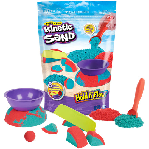 Spin Master Kinetic Sand - Mold N' Flow Set, Arena Set 680 Gramos Arena 6067819 — image 1